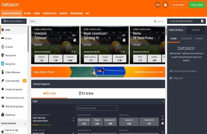 betsson deportes